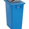 Cubo de Reciclaje Azul Sin Tapa 60L